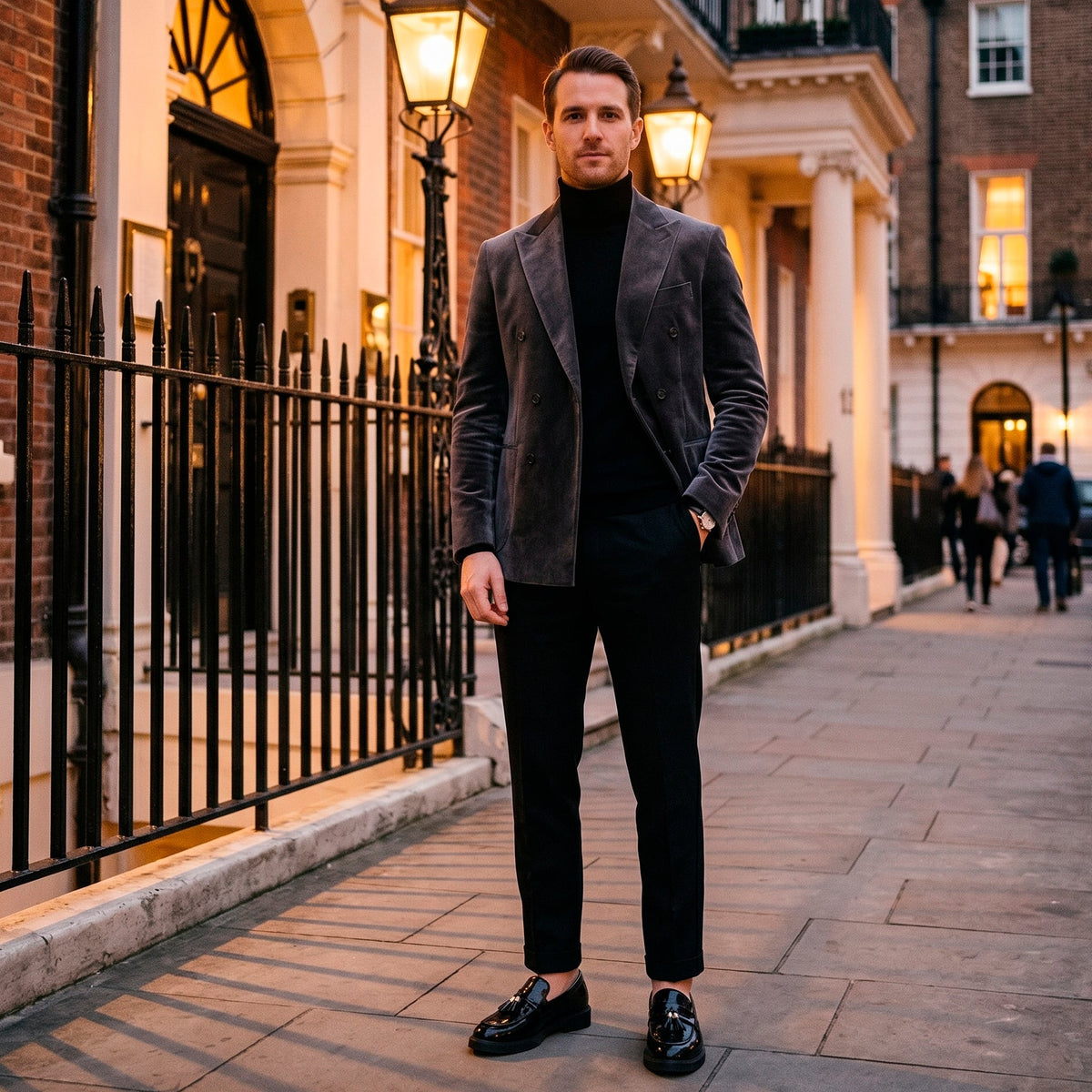 The Mayfair Tassel Loafer — Black