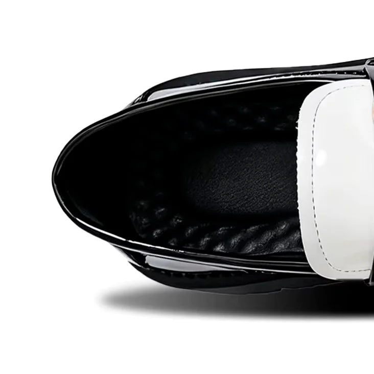 The Soho Loafer – White & Black