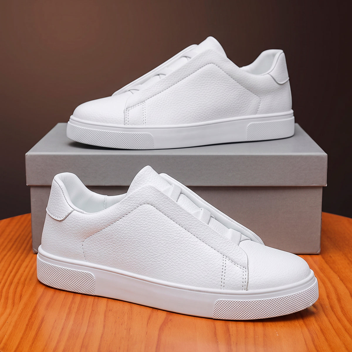 The Clerkenwell Leather Sneaker — White