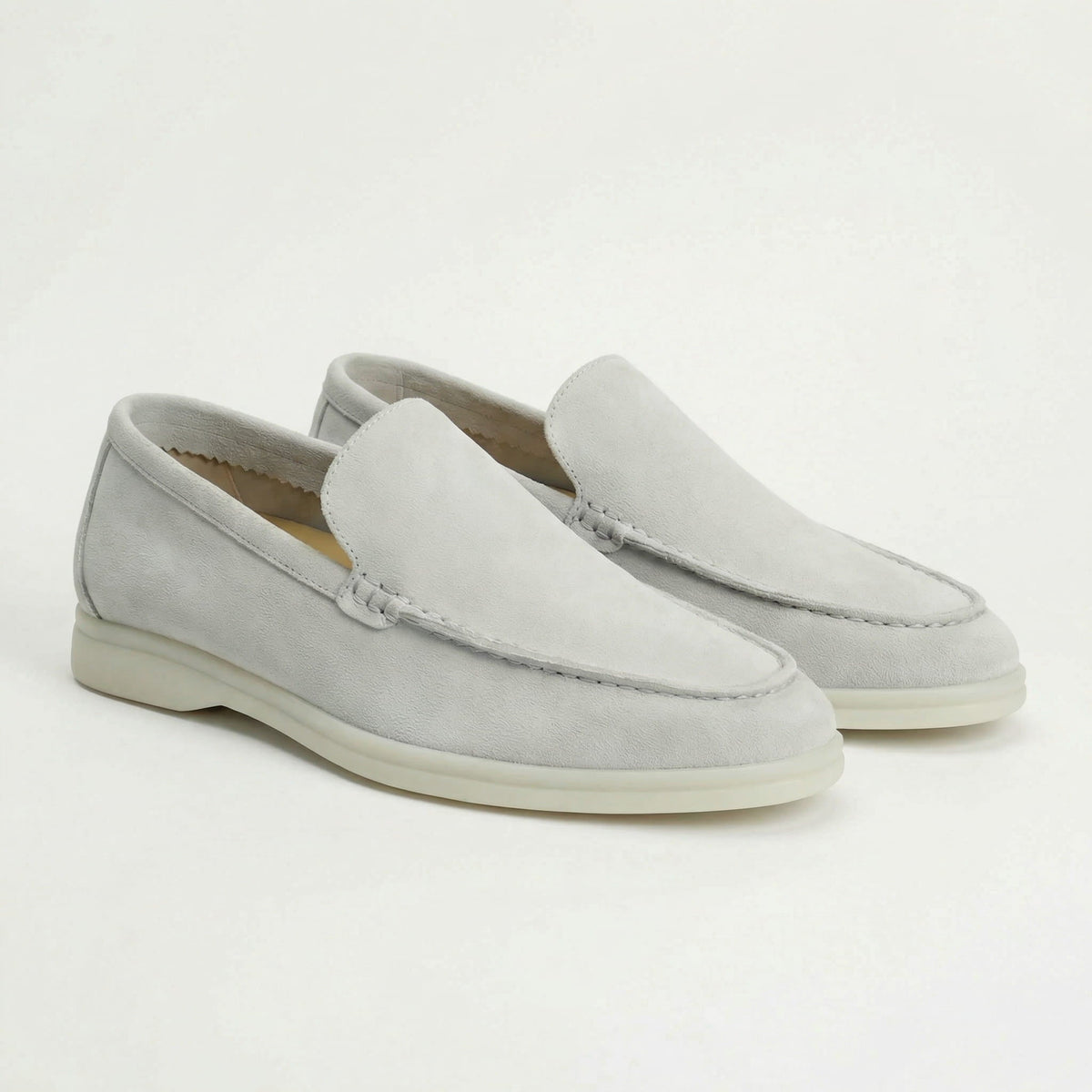 The Richmond Suede Loafer — Stone