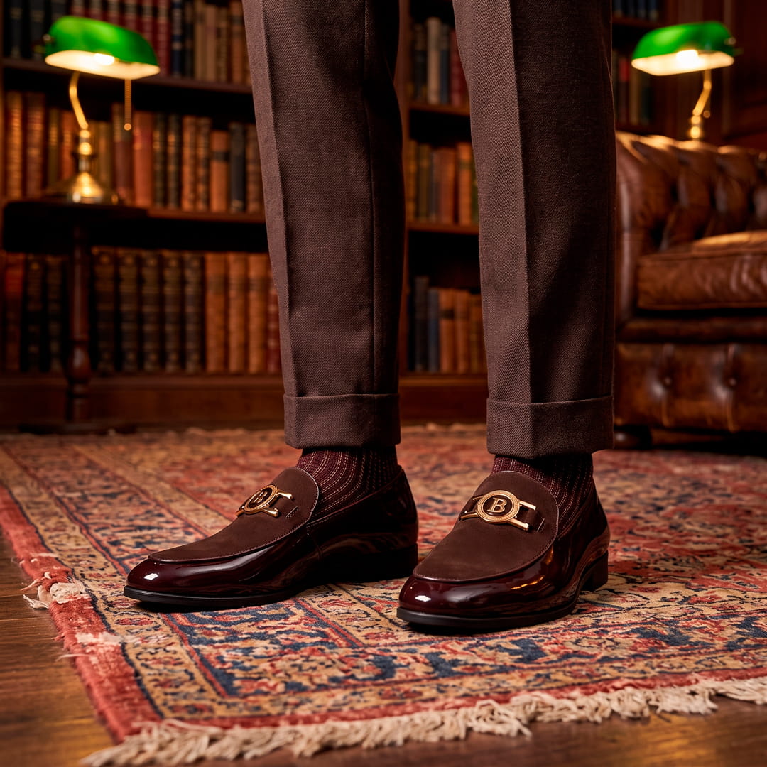 The Knightsbridge Loafer — Burgundy